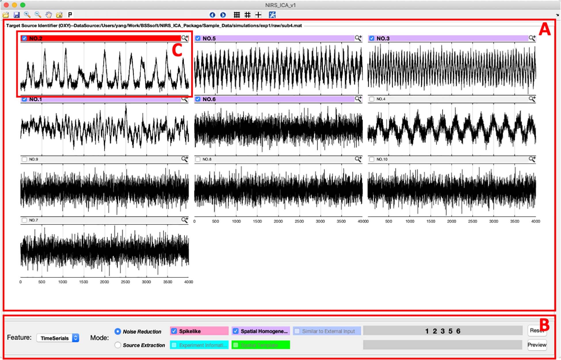 NIRS-ICA Main GUI